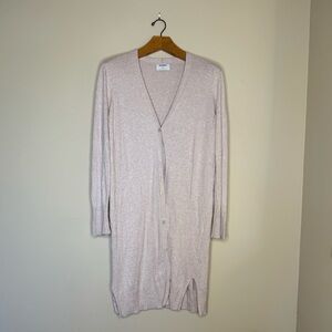 Long Button Down Light Pink, XL Tall Cardigan Sweater for Women